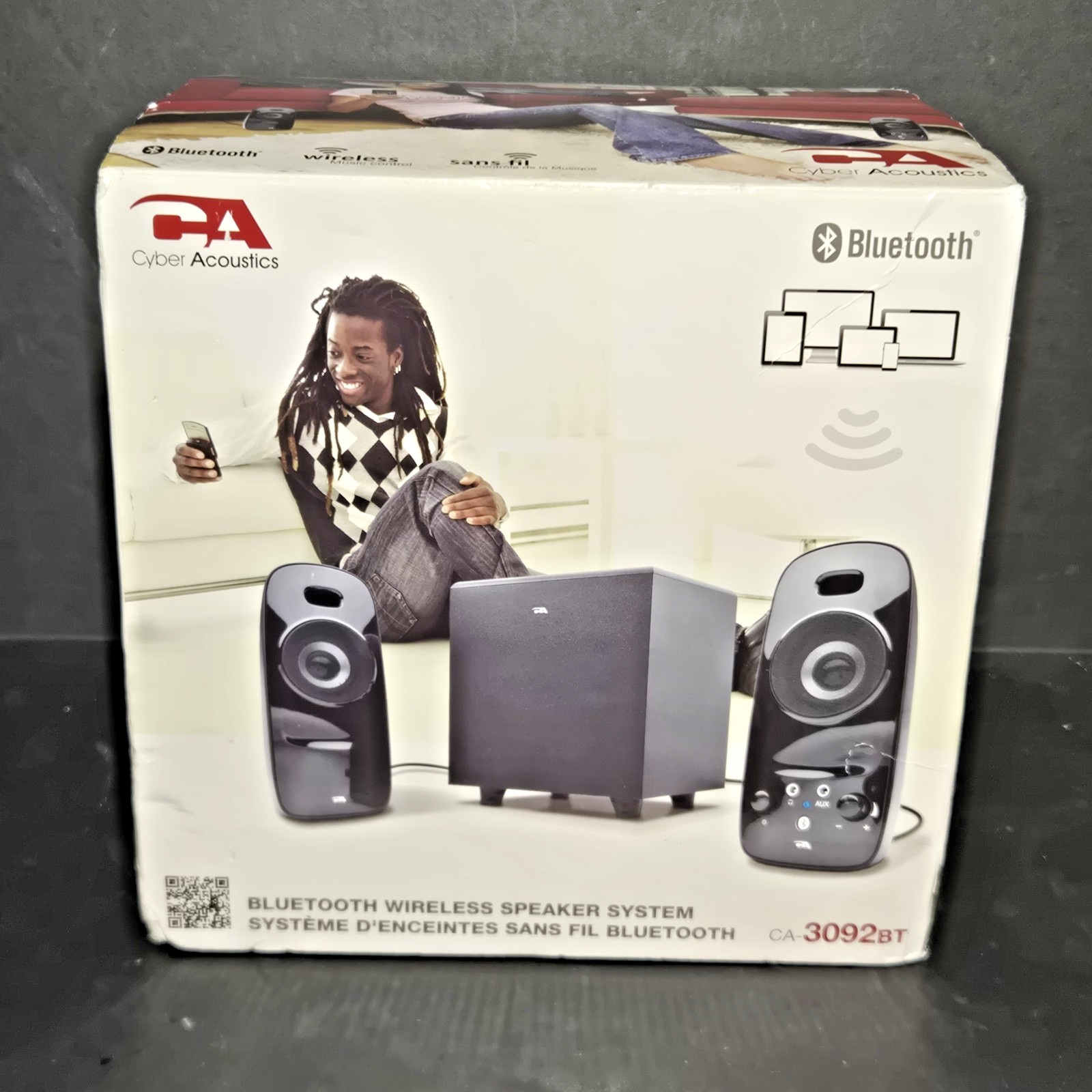 Cyber Acoustics CA-3092BT Bluetooth Speaker System CA-3092BT & Subwoofer