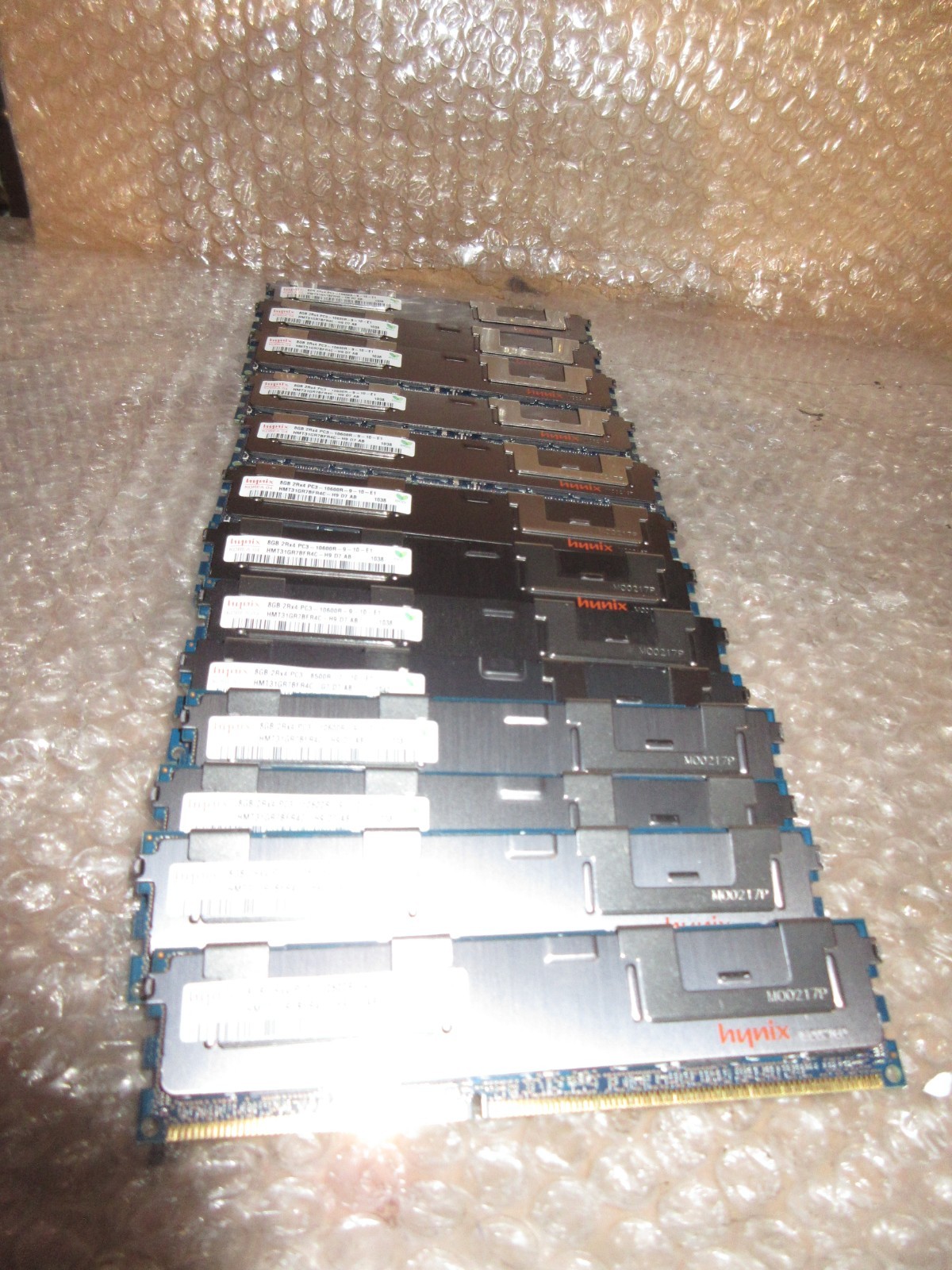 LOT OF 12 HMT31GR7BFR4C-H9 HYNIX 96GB 12x8GB PC3-10600R "ECC" DDR3