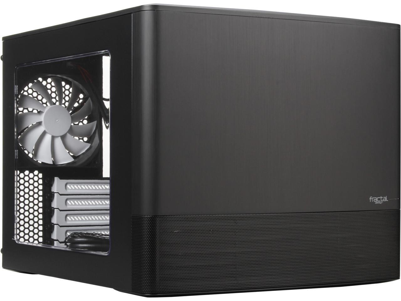 Fractal Design Node 804 No Power Supply MicroATX Cube Case FD-CA-NODE-804-BL