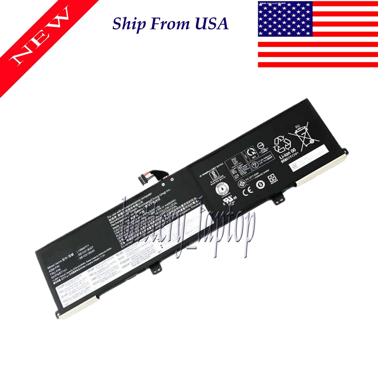 L19M4P71 L19C4P71 Battery for Lenovo ThinkPad X1 Extreme 3rd Gen 20TK 20TL