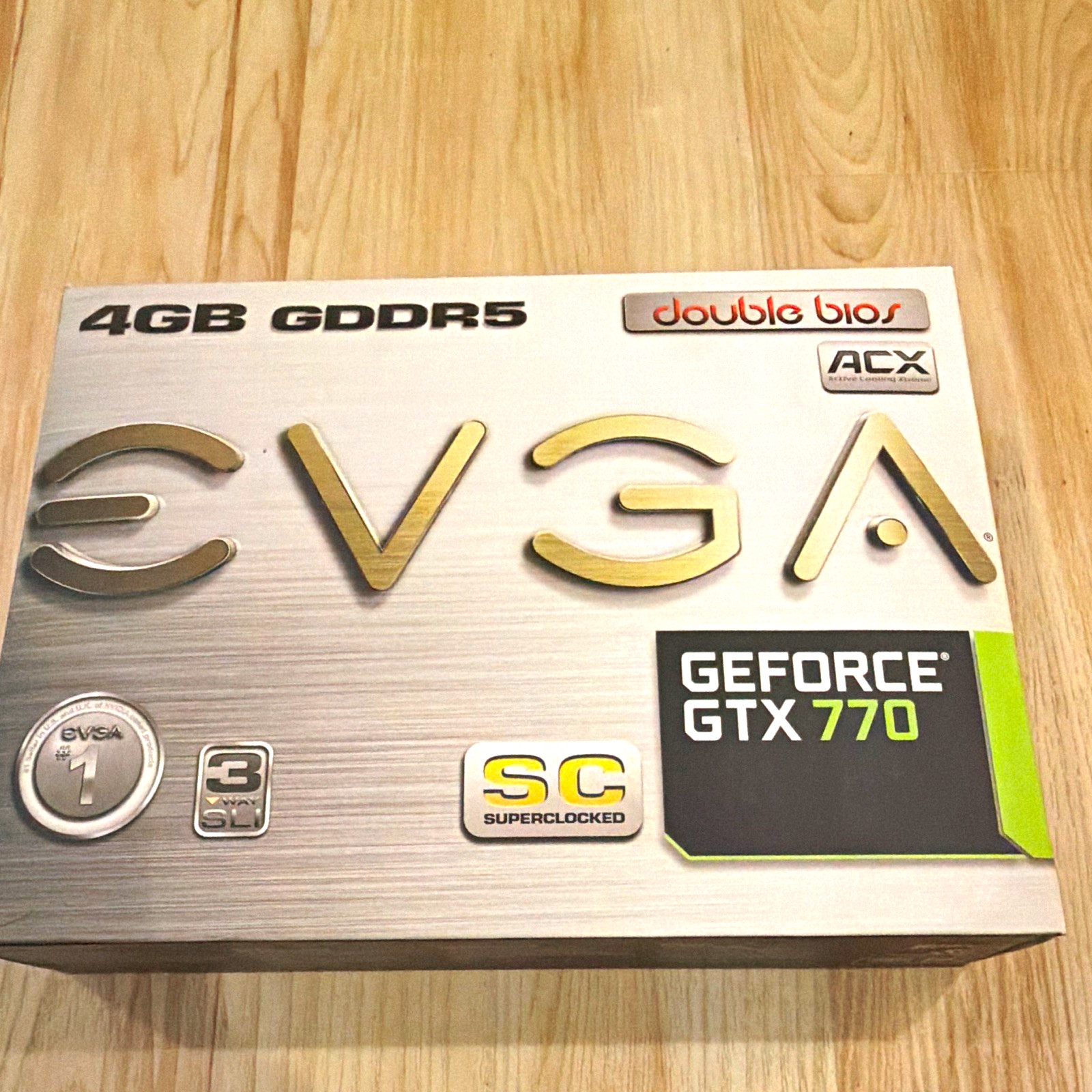 EVGA NVIDIA GeForce GTX 770 4GB GDDR5 Superclocked Dual BIOS HDMI DP