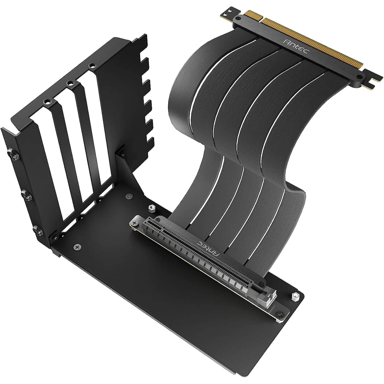 Antec PCIE4 Vertical GPU Bracket Mount Black Flexible Extender 0-761345-77718-6