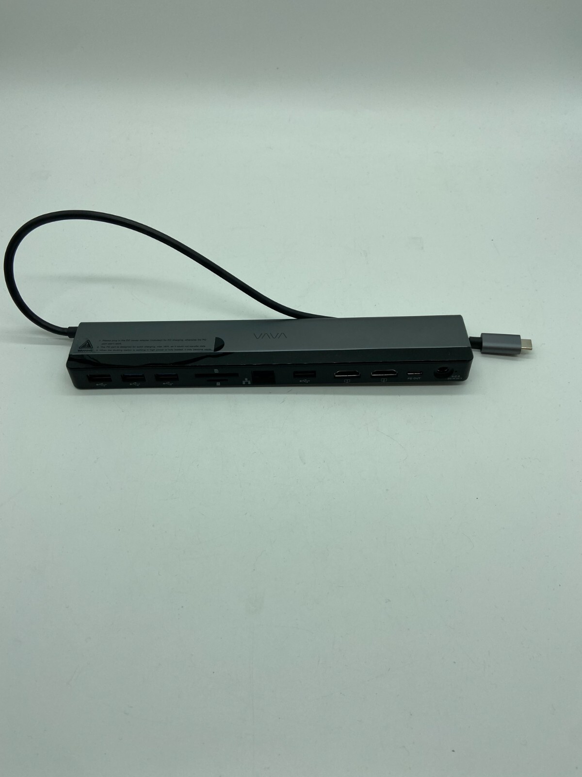 VAVA USB C Docking Station 12 in 1 Dual 4K HDMI Hub Dock Only VA--DK004 Free S/H