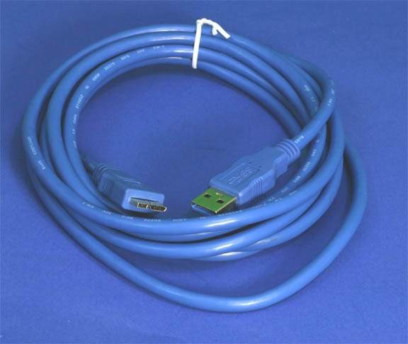 USB 3.0 SuperSpeed Micro-B Cable 10FT