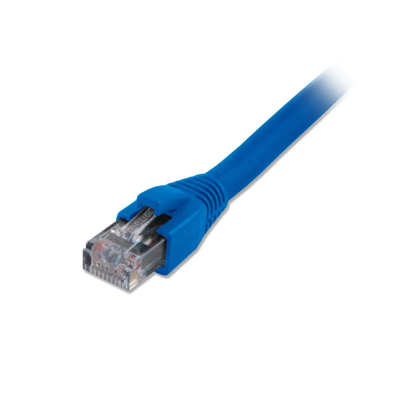 Cat6 Snagless Solid Shielded Patch Cable Size: 50ft, Model: CAT6SHP-50BLU