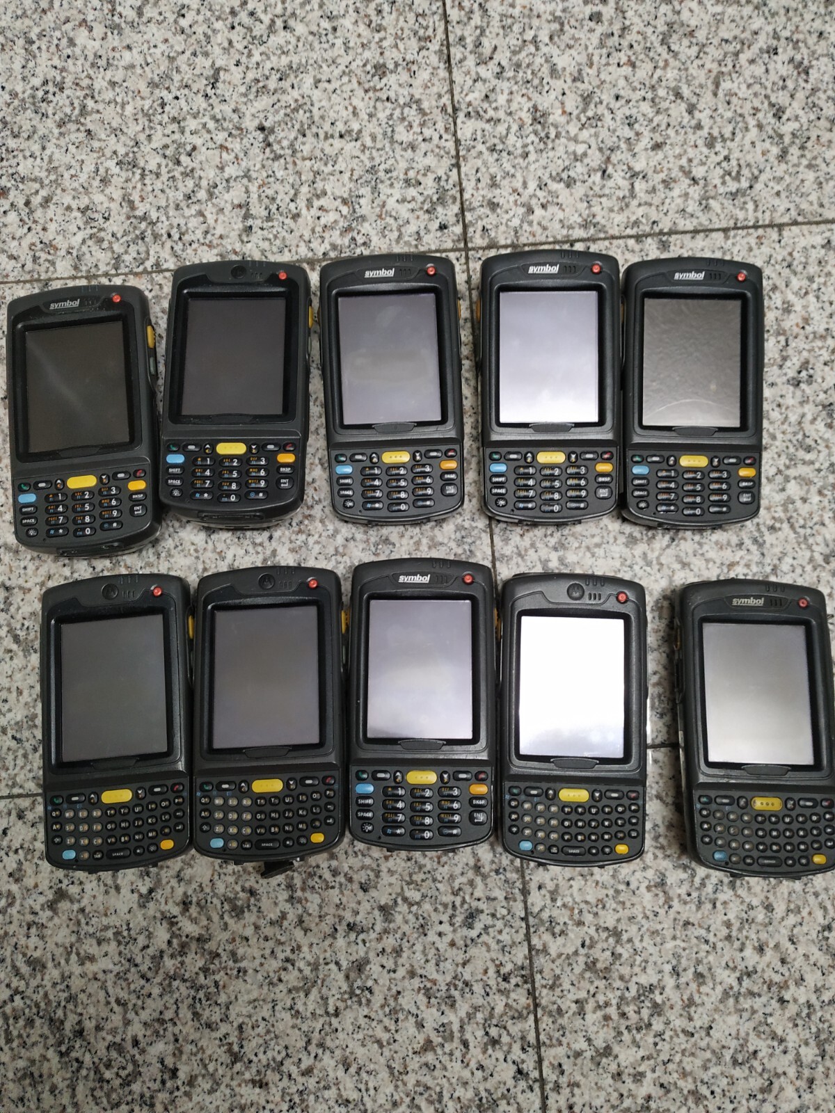Lot of 10 Motorola Symbol MC70 MC7090 Handheld Scanner