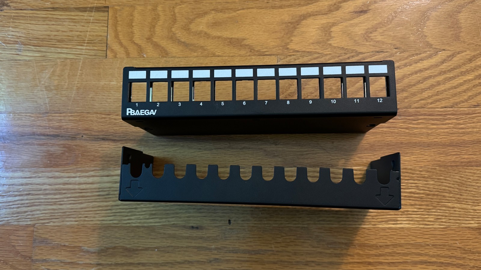 Patch Panel 12 Port 1U UTP/STP Blank Keystone Patch Panel  PBAEGAV