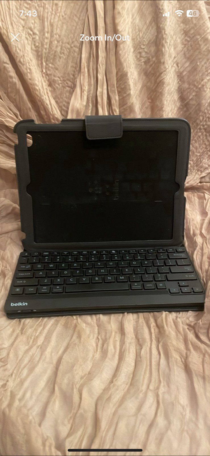 Belkin QODE Ultimate Pro Keyboard Case for iPad Air 2 (F5L176ttBLK)