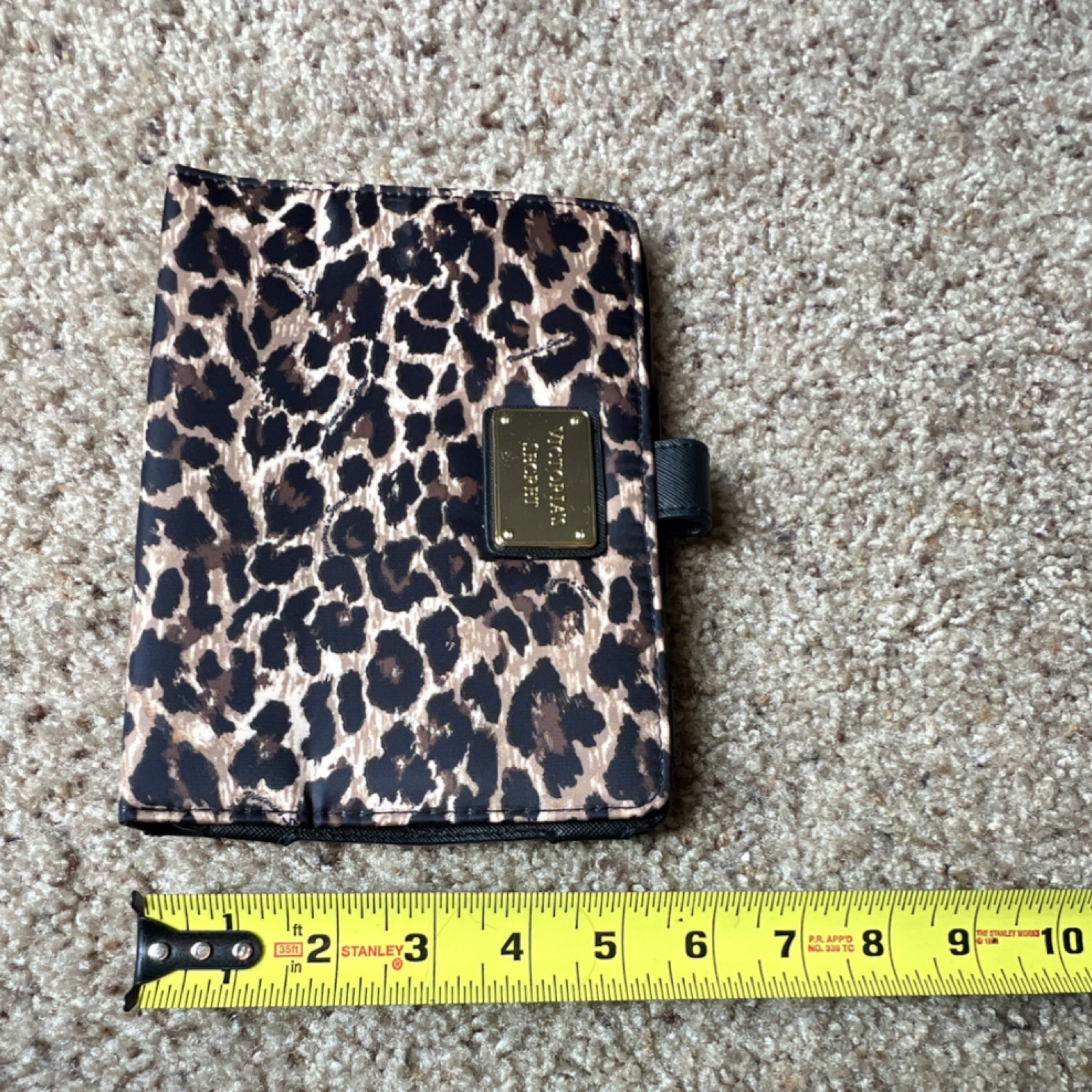 Victoria's Secret Leopard Print Tablet eReader Cover Synthetic Brown Black