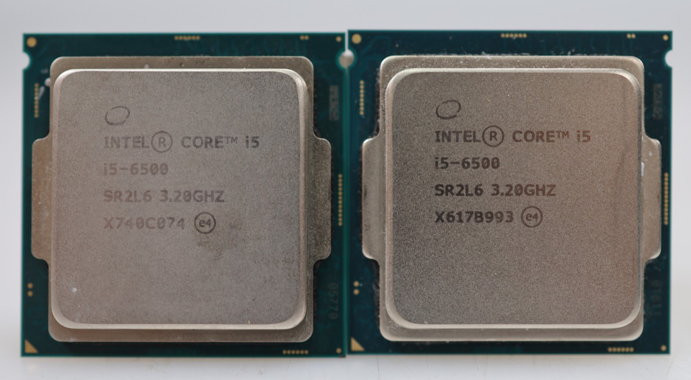 Lot 2x Intel Core i5-6500 3.2GHz Quad Core 6MB 65W FCLGA1151 Processor SR2L6