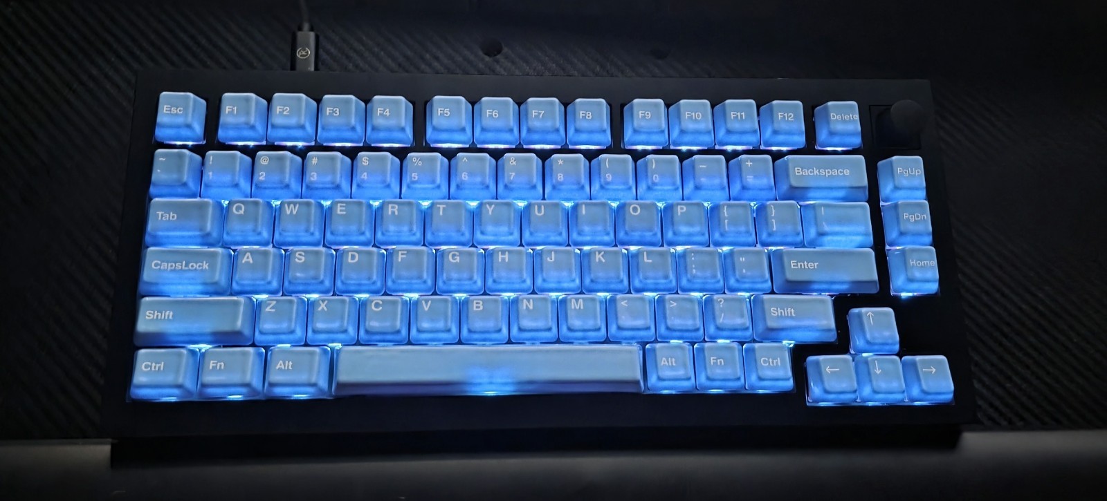 Keychron Q1 Pro 75% Mechanical Keyboard - Lions-Themed Cerakey Lavender Switches