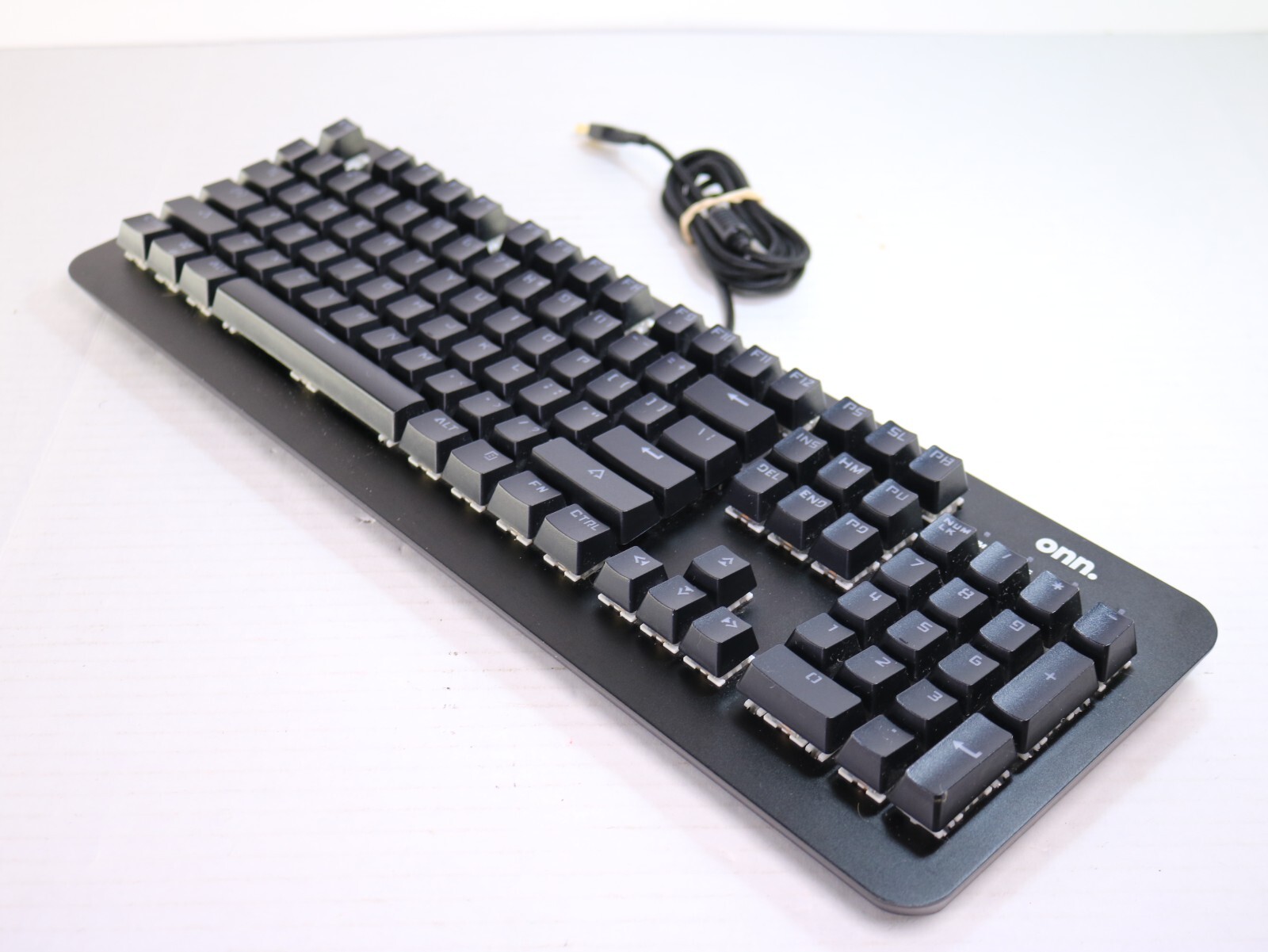 Game Onn RGB Backlit Programmable Mechanical Wired Gaming Keyboard, 104-Key Test