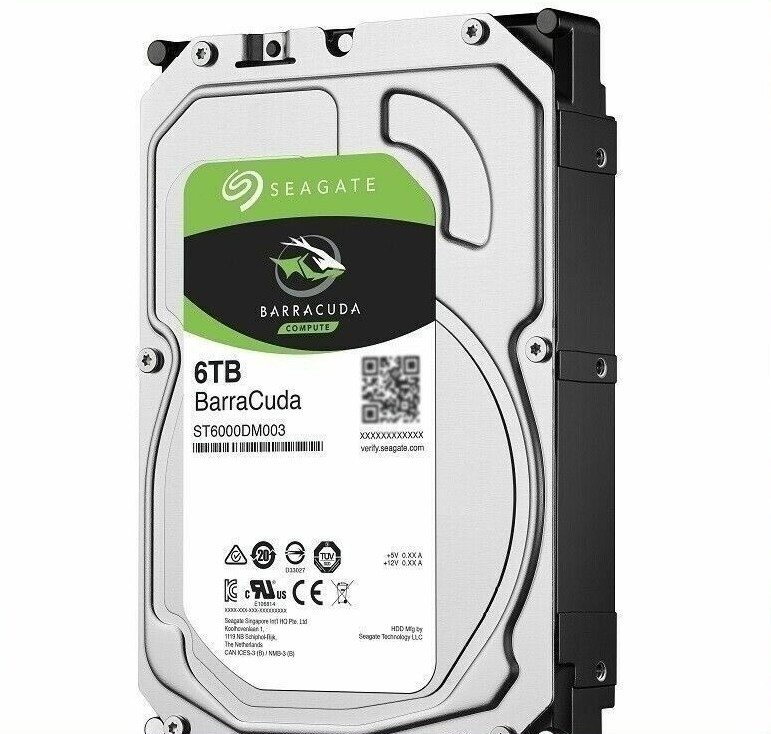ST6000DM003 FOR Seagate 6TB 3.5" SATA Barracuda 5400RPM 256M 6Gb/s Hard Drive