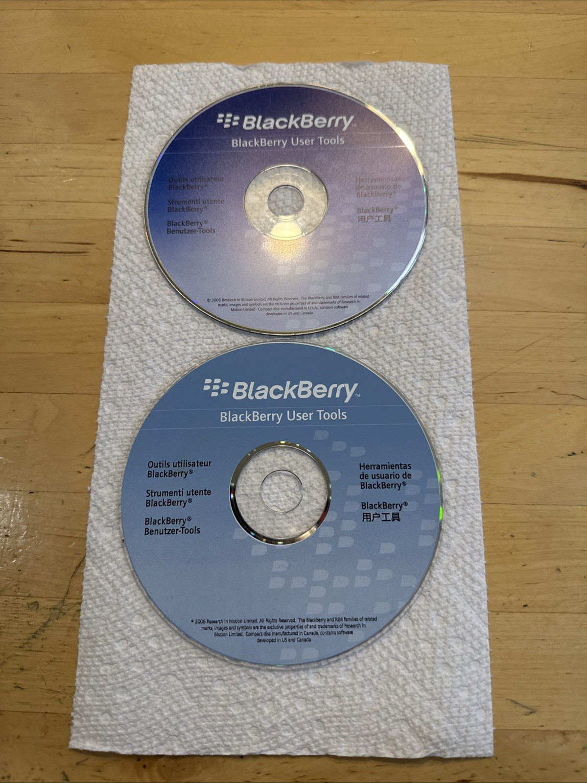 BlackBerry User Tools 2006 CD ROM USA  2 Disc