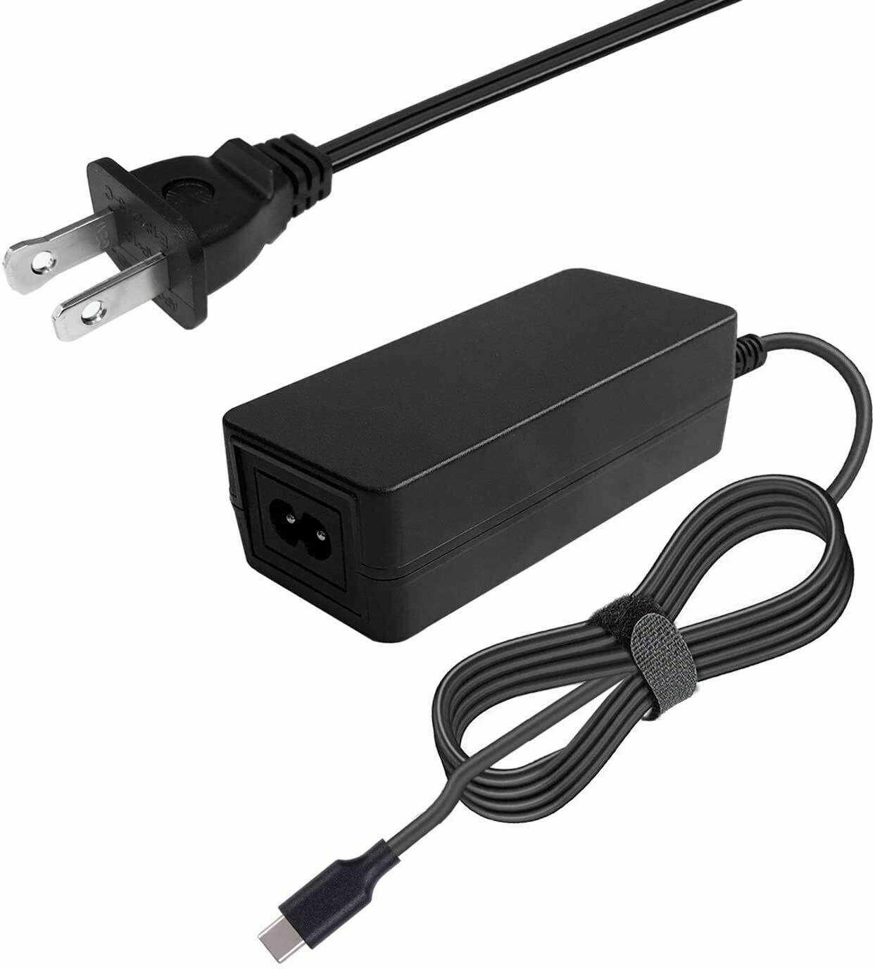 Charger For Samsung Galaxy Chromebook Go XE340XDA USB-C AC Adapter Power Cord