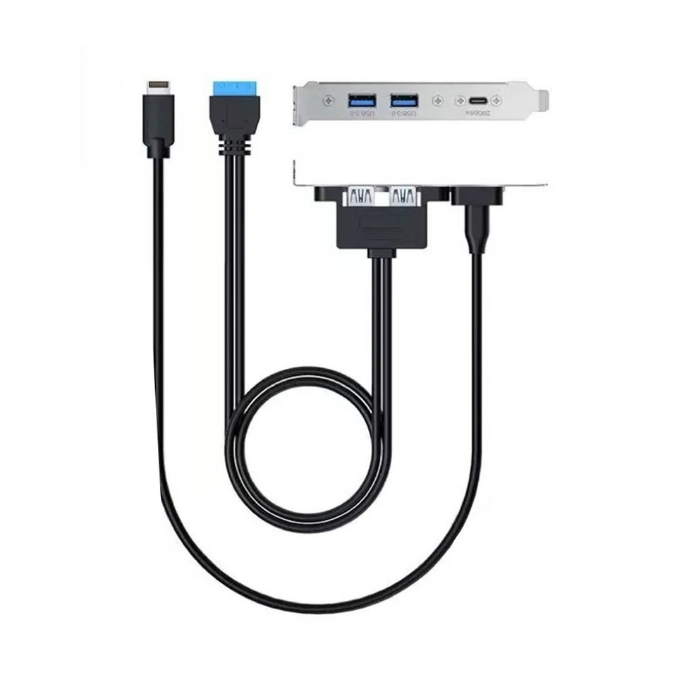 20Gbps USB3.2 Gen2x2 Internal Adapter, USB-C and USB to USB3.2 Type-E1106