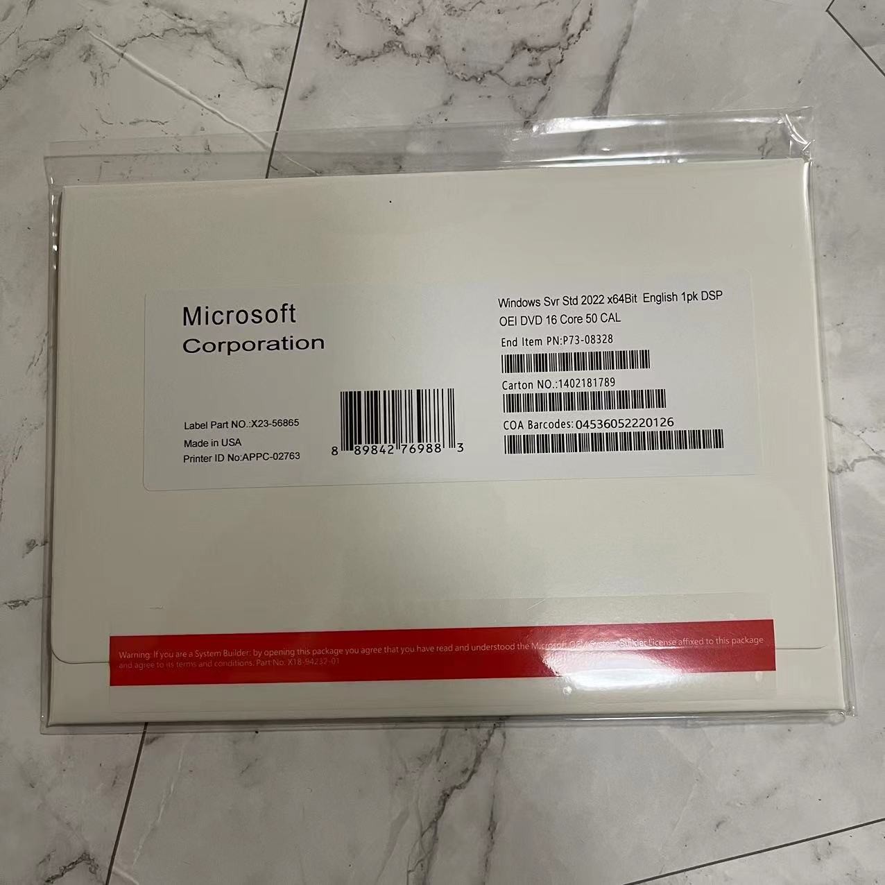 Microsoft Windows Server 2022 Standard Edition | 16-Core License | 50 CALs