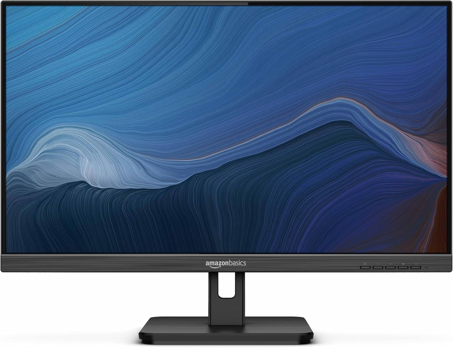 24-Inch Full HD IPS Monitor, 75 Hz, 1080P, HDMI, Display Port and VGA Input, Adj