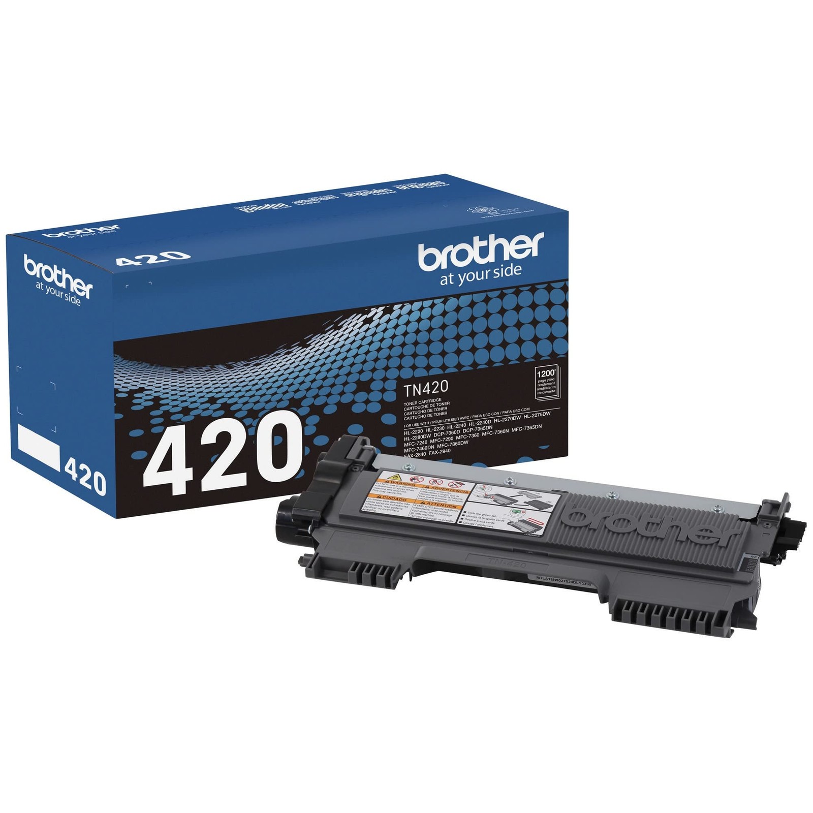 Genuine Brother TN420 Black Toner, New Sealed Box, We Ship Fast