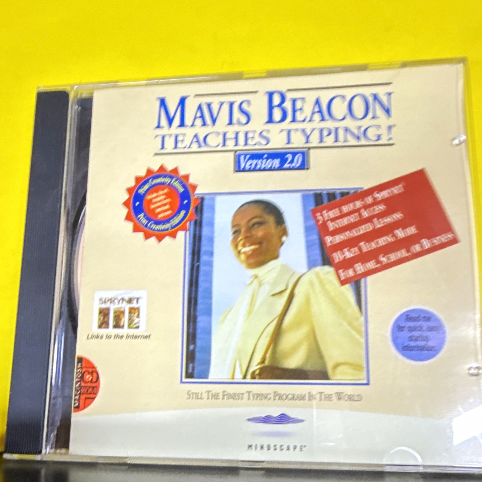 Mavis Beacon Teaches Typing Version 2.0 Typing Tutorial Software CD Format
