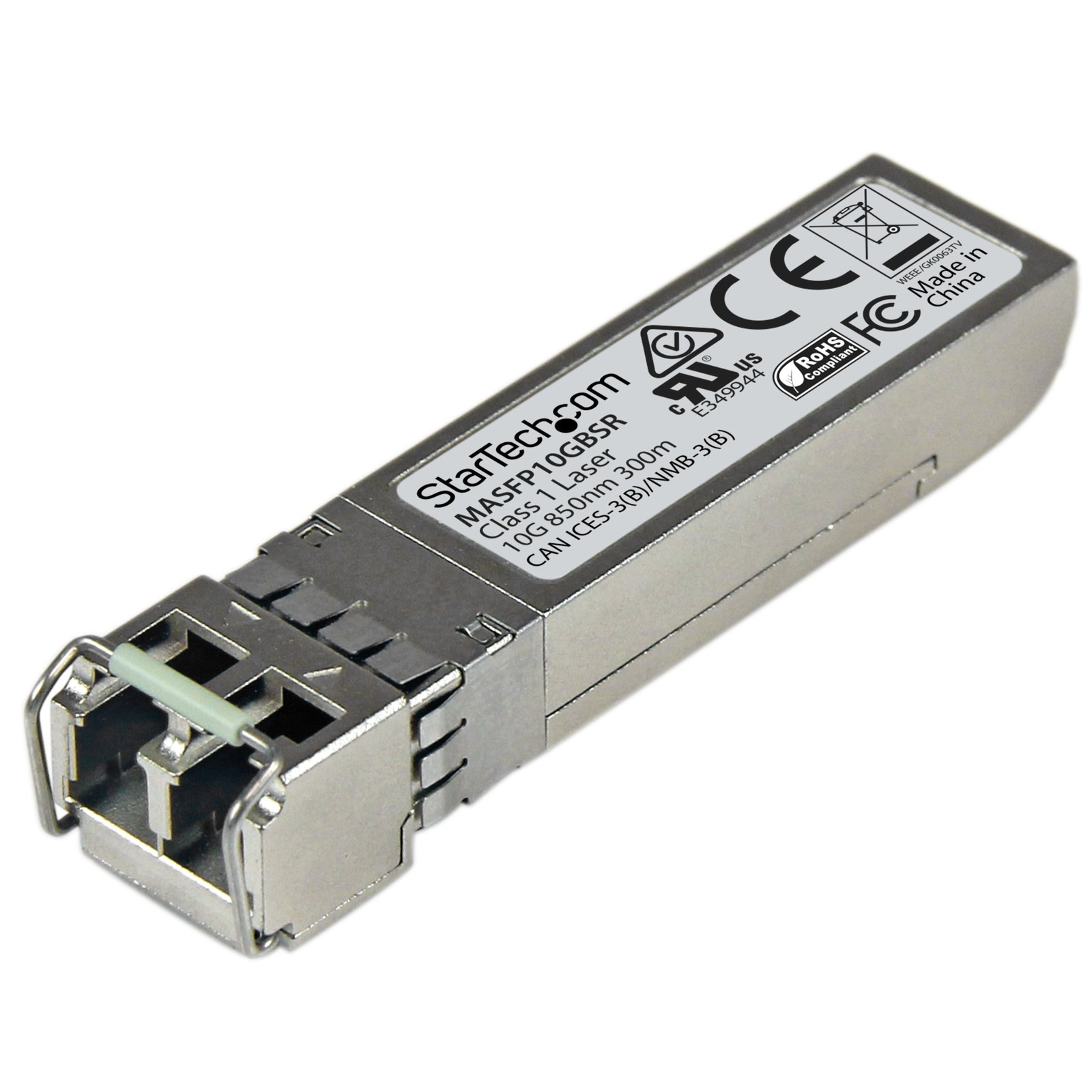 StarTech MASFP10GBSR SFP+ 10GBase-SR Transceiver Module 300m