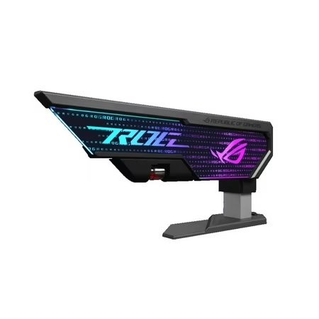 ASUS ROG Herculx Graphics Card Anti-Sag Holder, Incl Spirit Level, Aura Sync RGB
