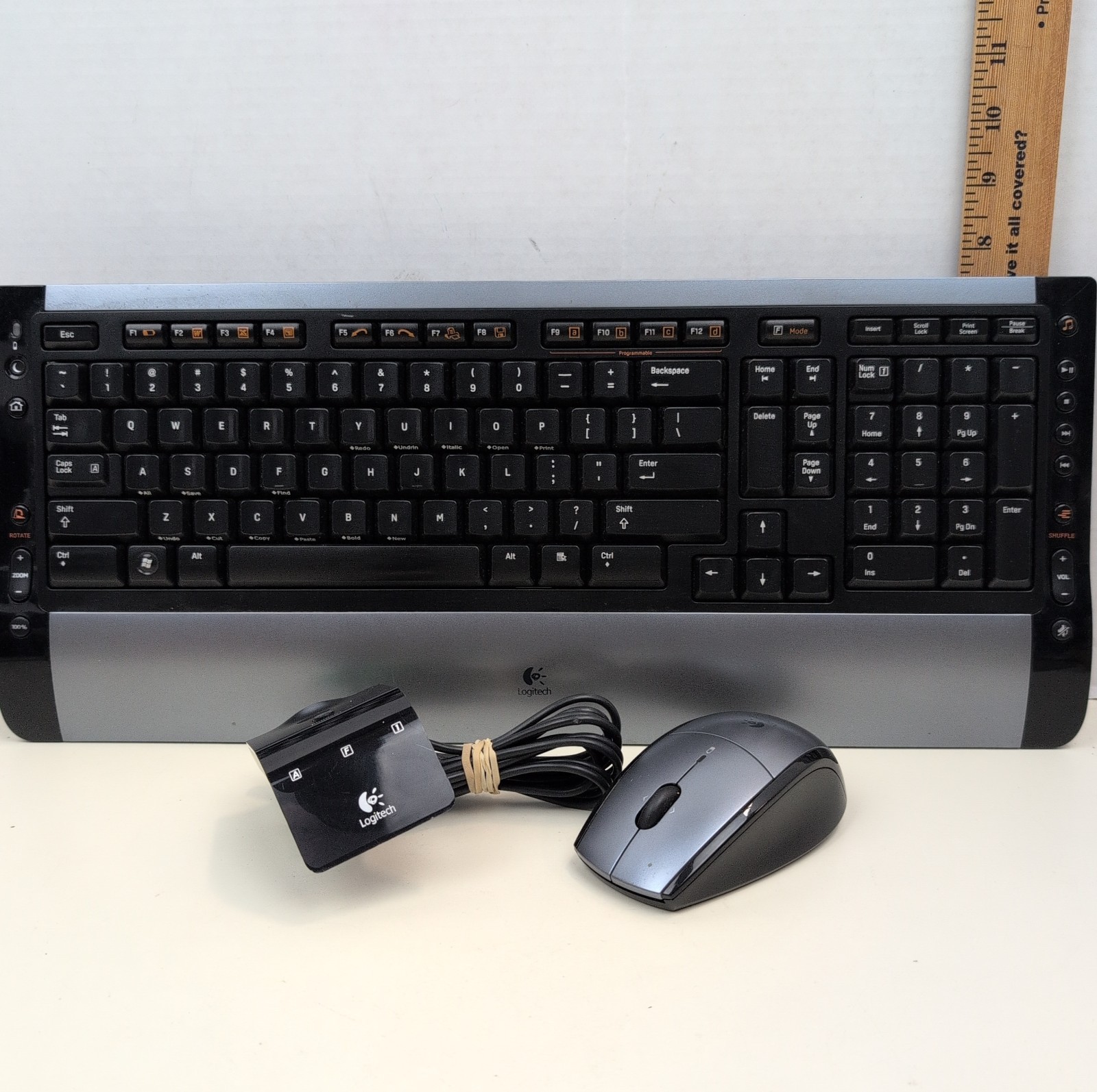Logitech S510 Cordless Wireless Keyboard Mouse Receiver Media Desktop Set Tested