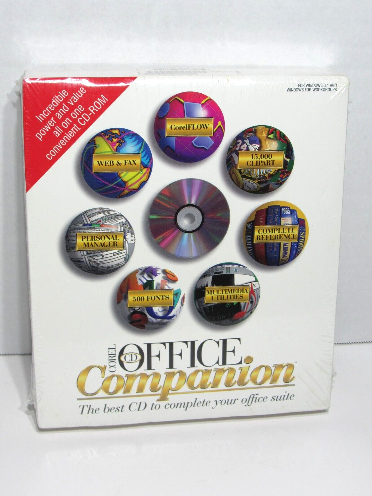 Corel Office Companion Suite Complete Business Management Software Windows 3.1