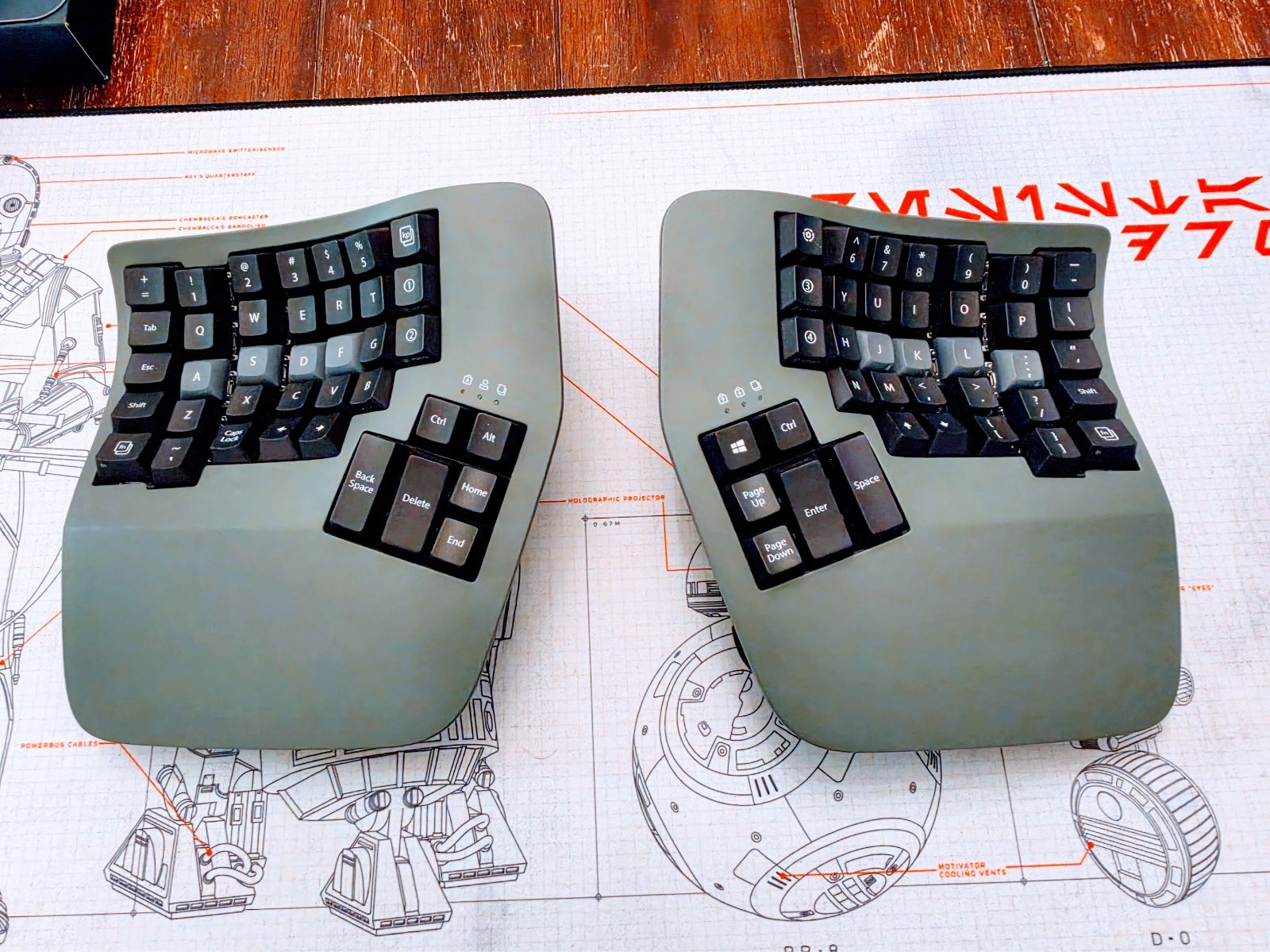 Kinesis Advantage360 Split Ergonomic Keyboard KB360 wired  brown switches