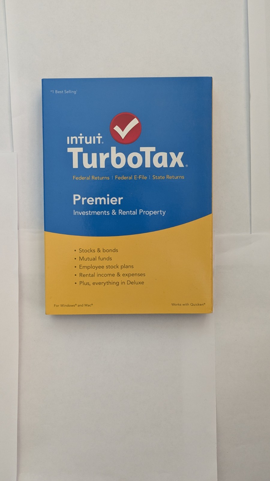 Intuit TurboTax Premier Investments & Rental Property CD Win/Mac English (2015)