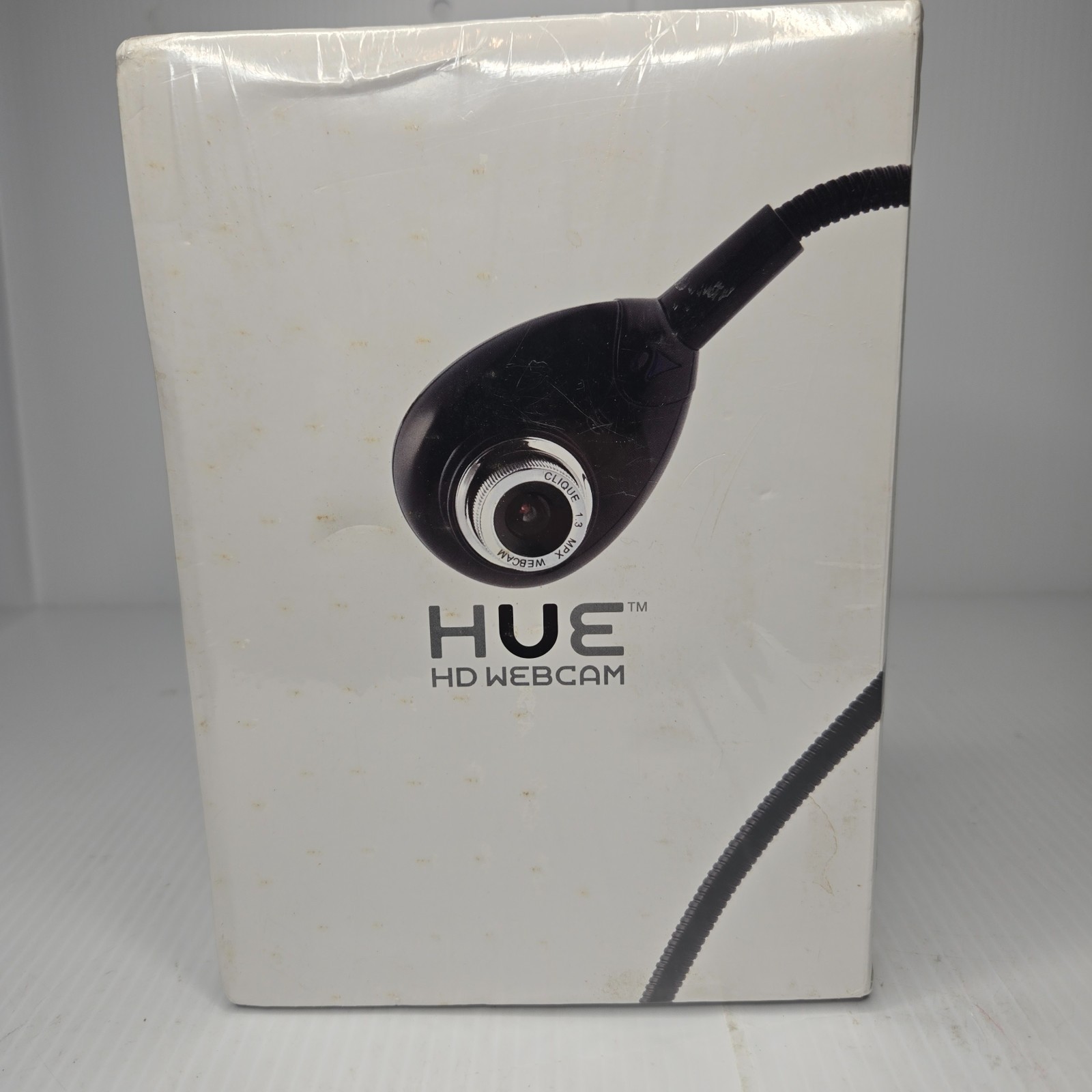 HUE HD Webcam Black Flexible Gooseneck USB Camera Clique NEW Sealed 1.3MP