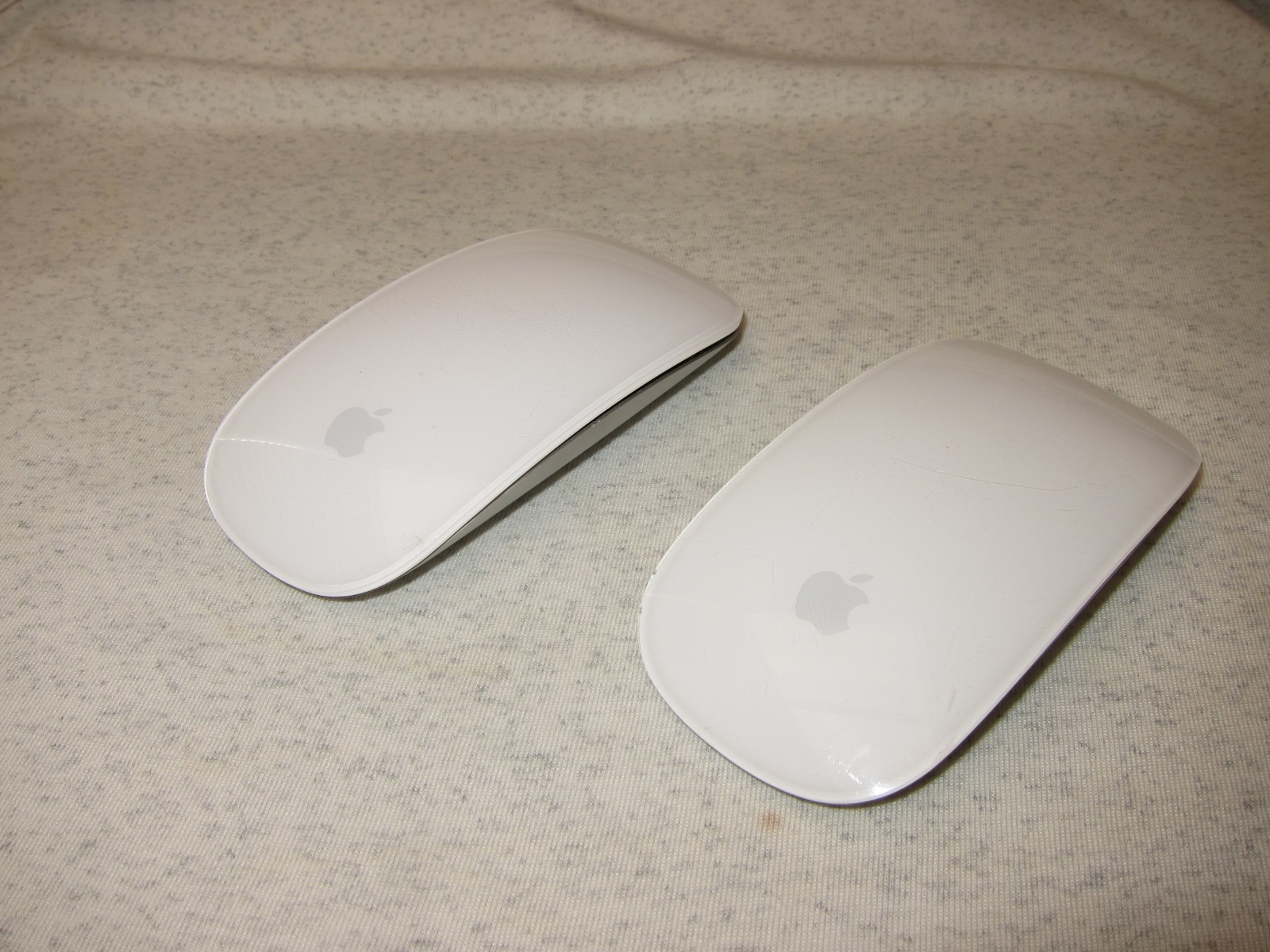 Two (2) Genuine Apple Magic Mouse A1296 ... Bluetooth multi-touch mouse for Mac.