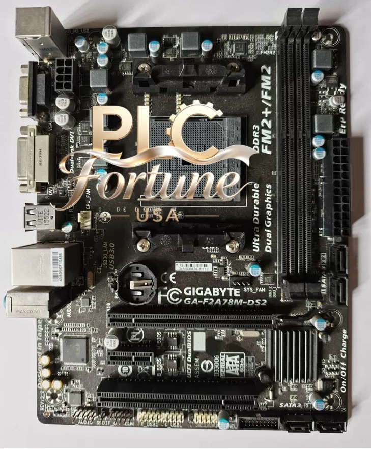 Used Gigabyte GA-F2A78M-DS2 AMD A78 FM2/FM2+ Micro ATX DDR3 Motherboard