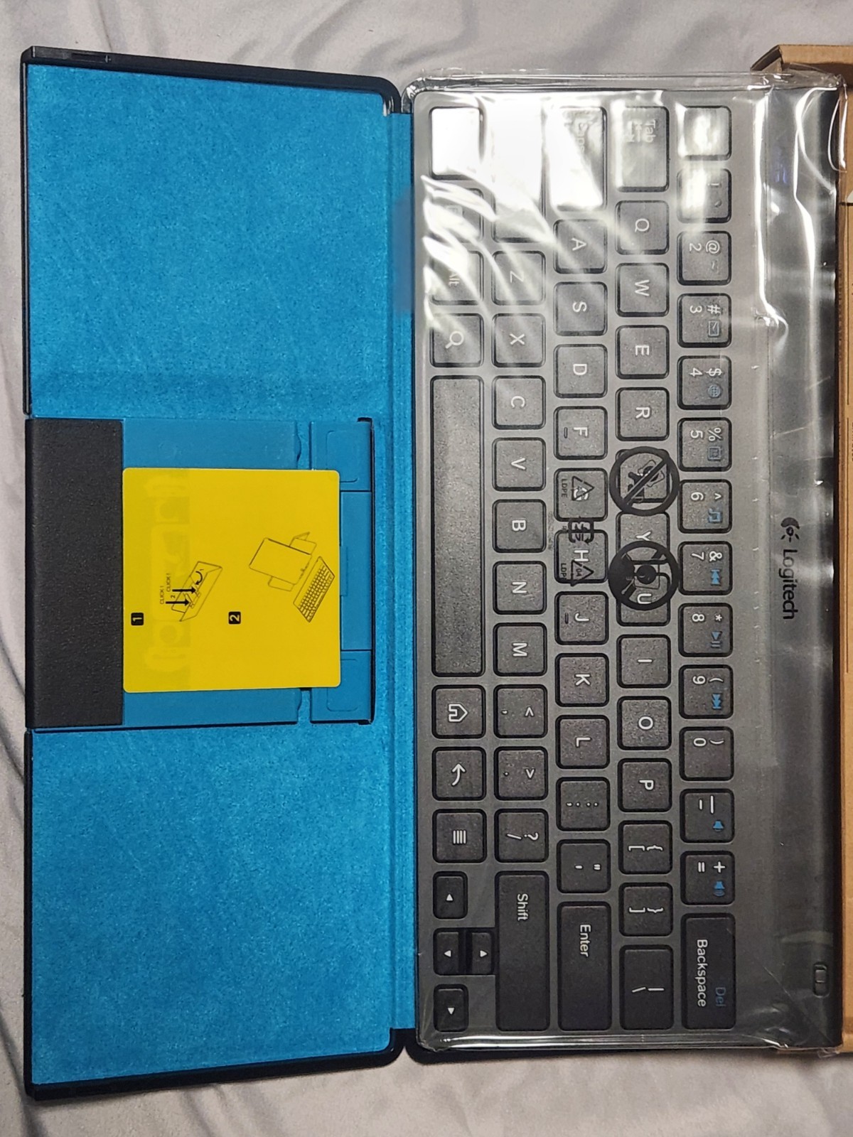 Logitech Tablet Keyboard for Android 3.0+ - Black