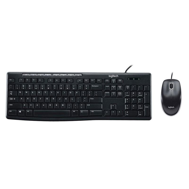Logitech MK200 Media Keyboard And Optical Mouse USB Combo SPANISH LAYOUT