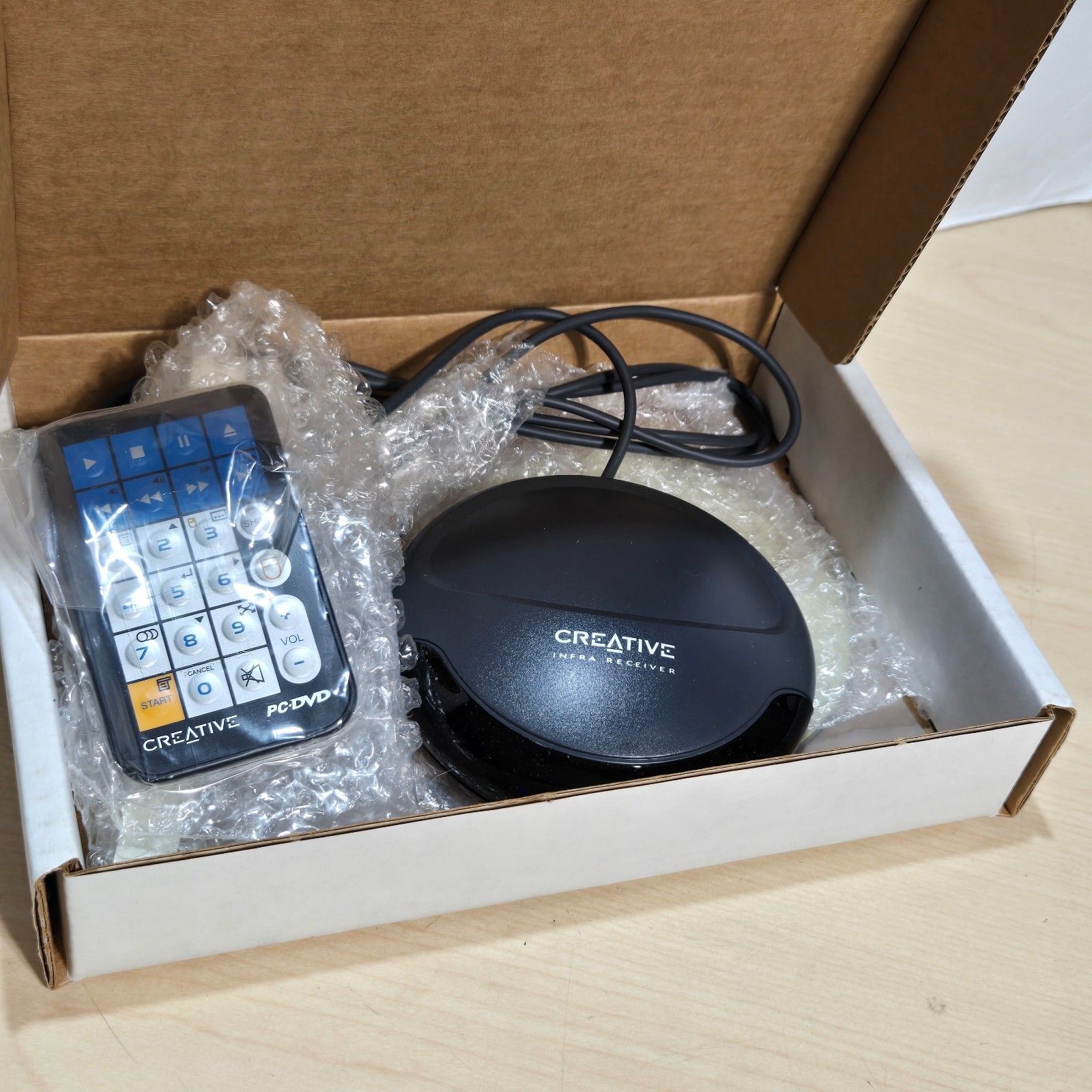 Rare Creative Labs Receiver CIMR 100 9 Pin Serial Infrared IR PC Media Remote