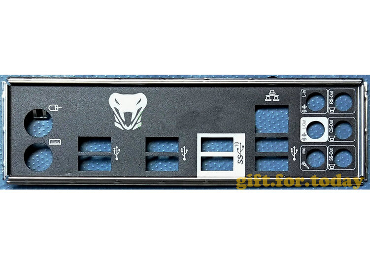 For MSI 970A SLI KRAIT EDITION Shield I/O IO Rear Baffle Backplate Motherboard
