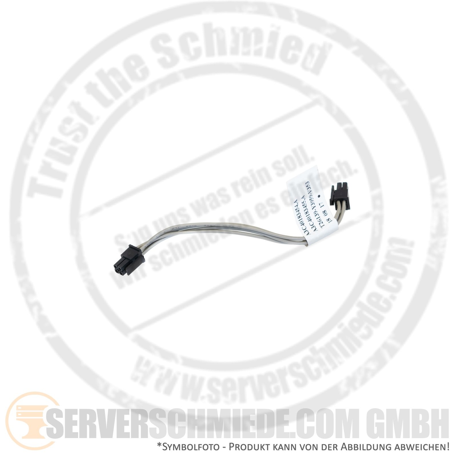 Fujitsu RX2540 M1 RX2560 M2 power cable 10cm 1x 4-pin 1x 4-pin A3C40183454 A3C4