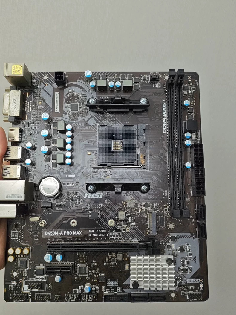 MSI B450M-A PRO MAX Motherboard Socket AM4 AMD B450 DDR4 MicroATX