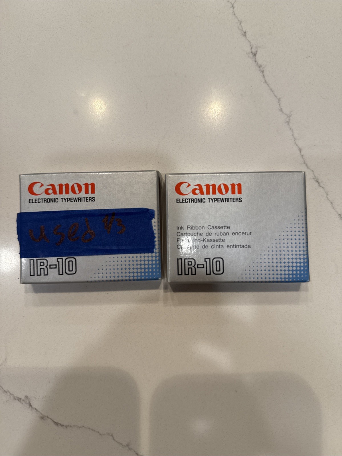 Canon IR-10 Ink Ribbon Cartridge 920200 Electronic Typewriter  Qty 3 New, 1 Used