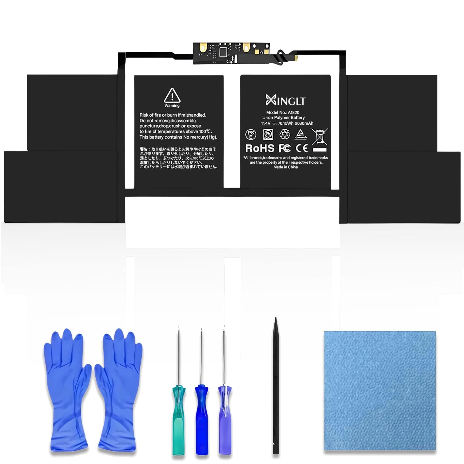 Xinglt A1707 Replacement Battery For Macbook Proa1820 Laptop Battery For
