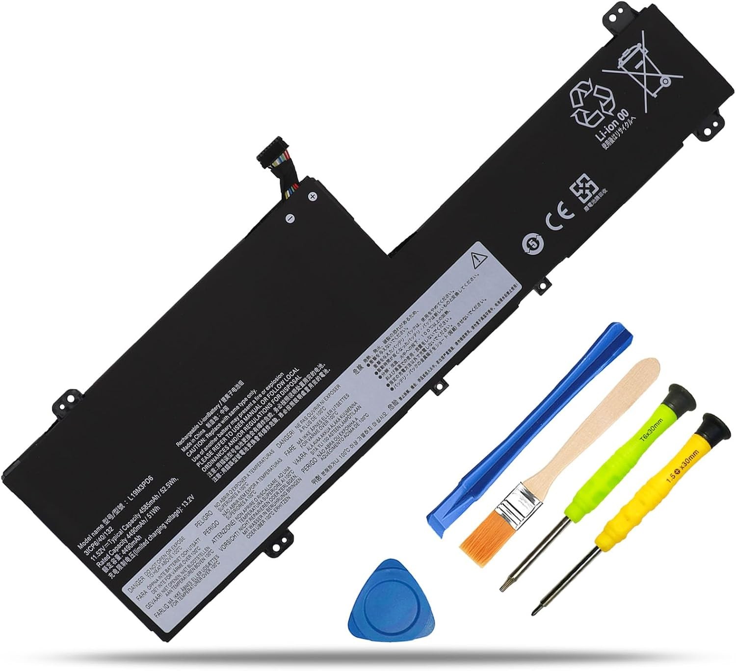 L19M3PD6 L19L3PD6 Battery Replacement for Lenovo Flex 5 15IIL05 For 5 14IIL05 5
