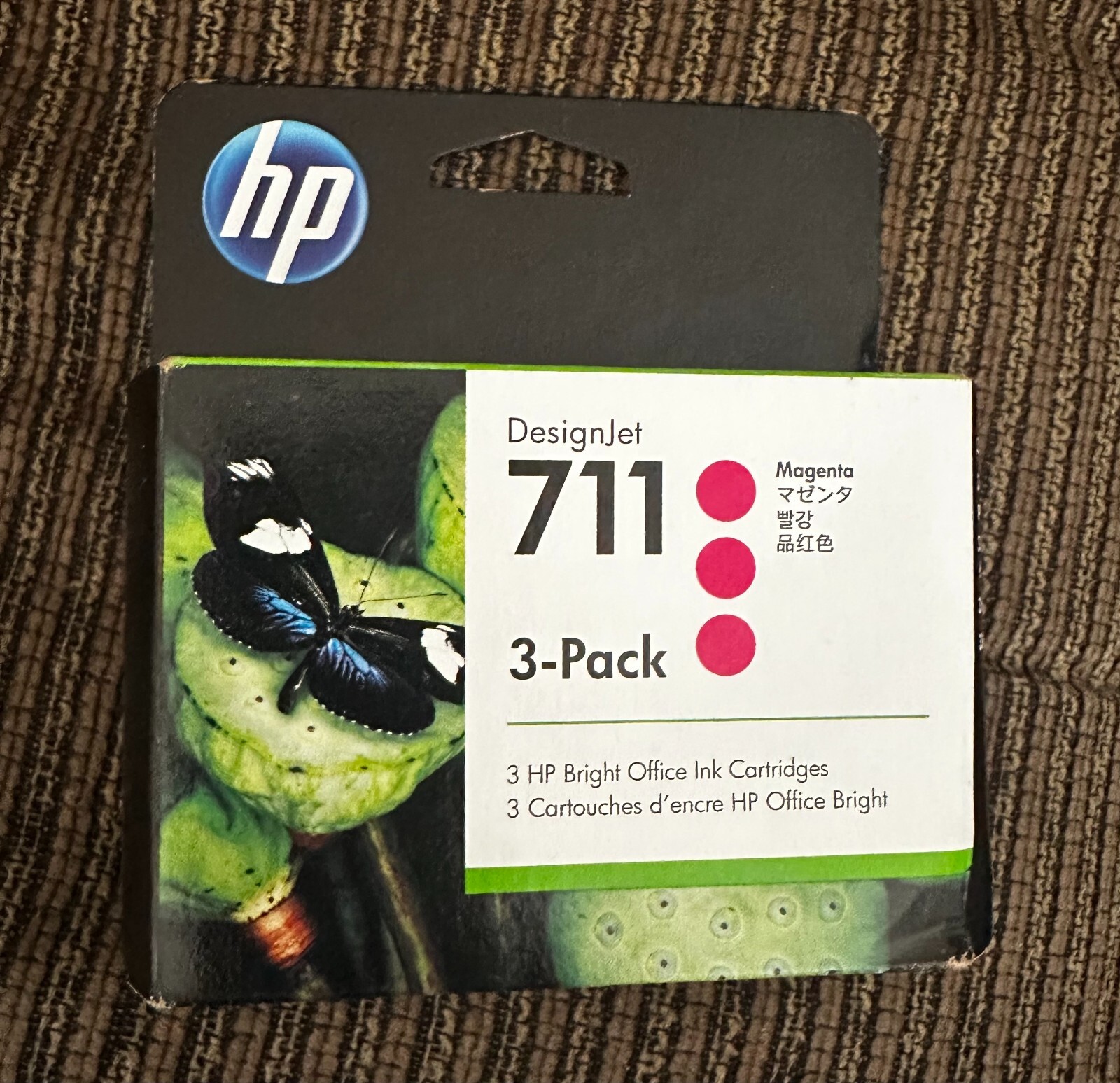HP CZ135A Magenta Ink 3 Pack Genuine New Factory Sealed Exp 09/2021