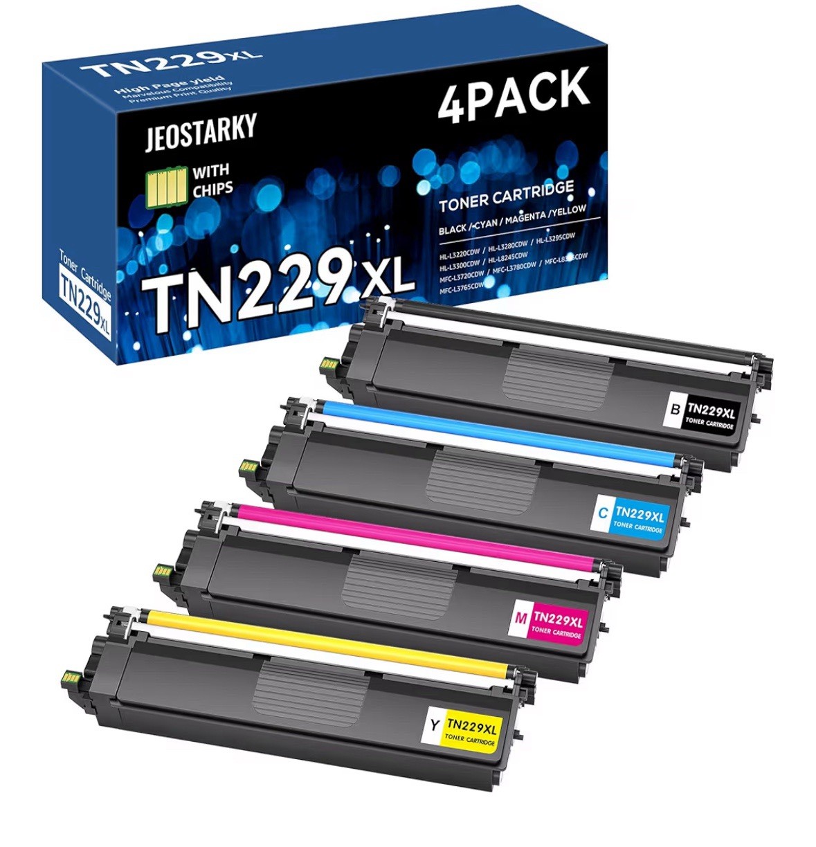 TN229XL Toner Cartridge High Yield Replacement for Brother TN229XL Jeostarky