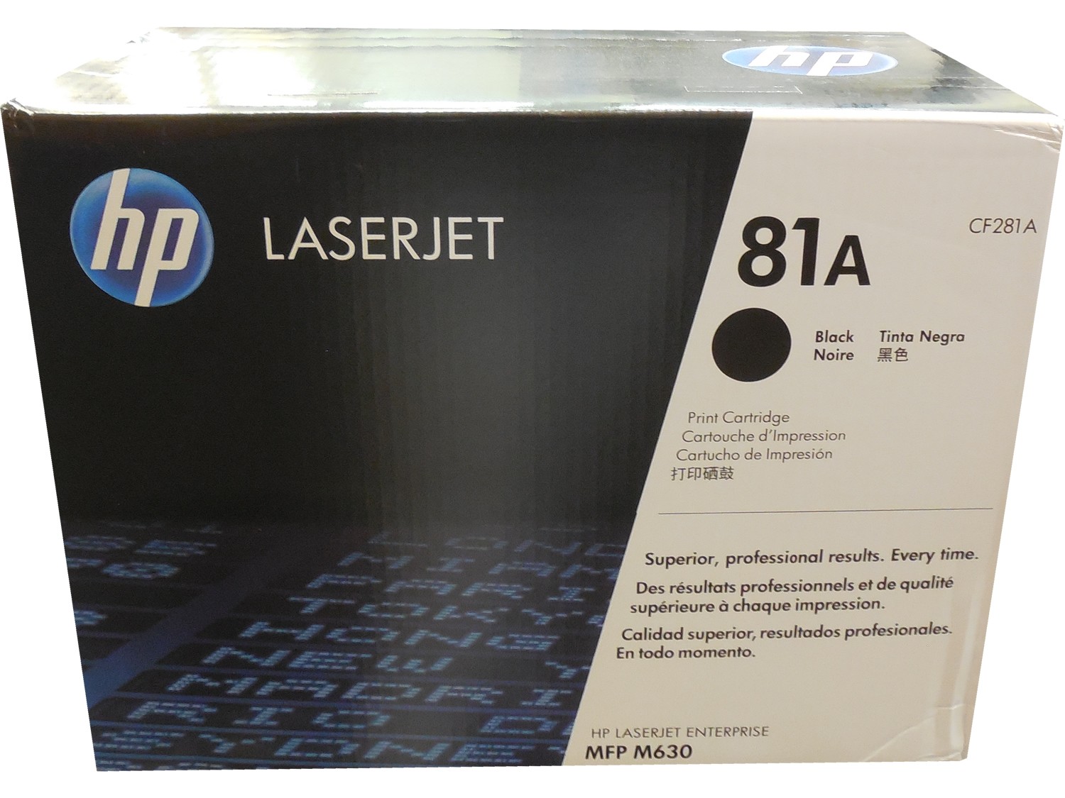 HP CF281A 81A Black Toner Cartridge Genuine OEM Retail Box Quick Ship NIB New
