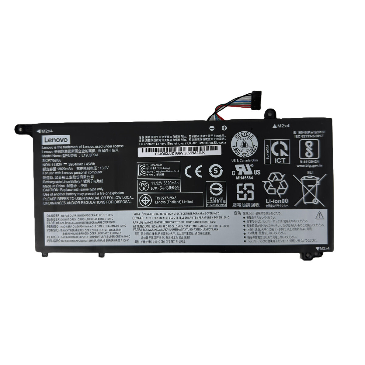 Genuine L19C3PDA L19M3PDA Battery For Lenovo ThinkBook 14/15 G2 G3 SB10Z21208