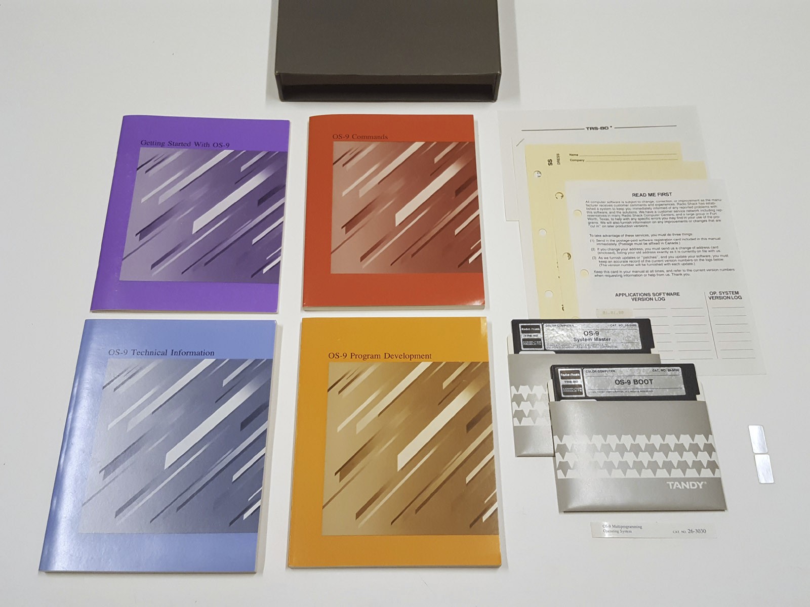 Radio Shack TRS-80 Color Computer CoCo Tandy OS-9 5.25" Disks & Manuals 26-3030