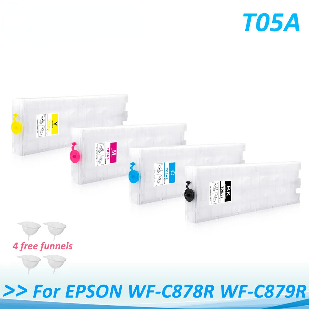 T05A T05B 878 Empty Refill Ink Cartridge For Epson WF-C878R WF-C879R Printer 