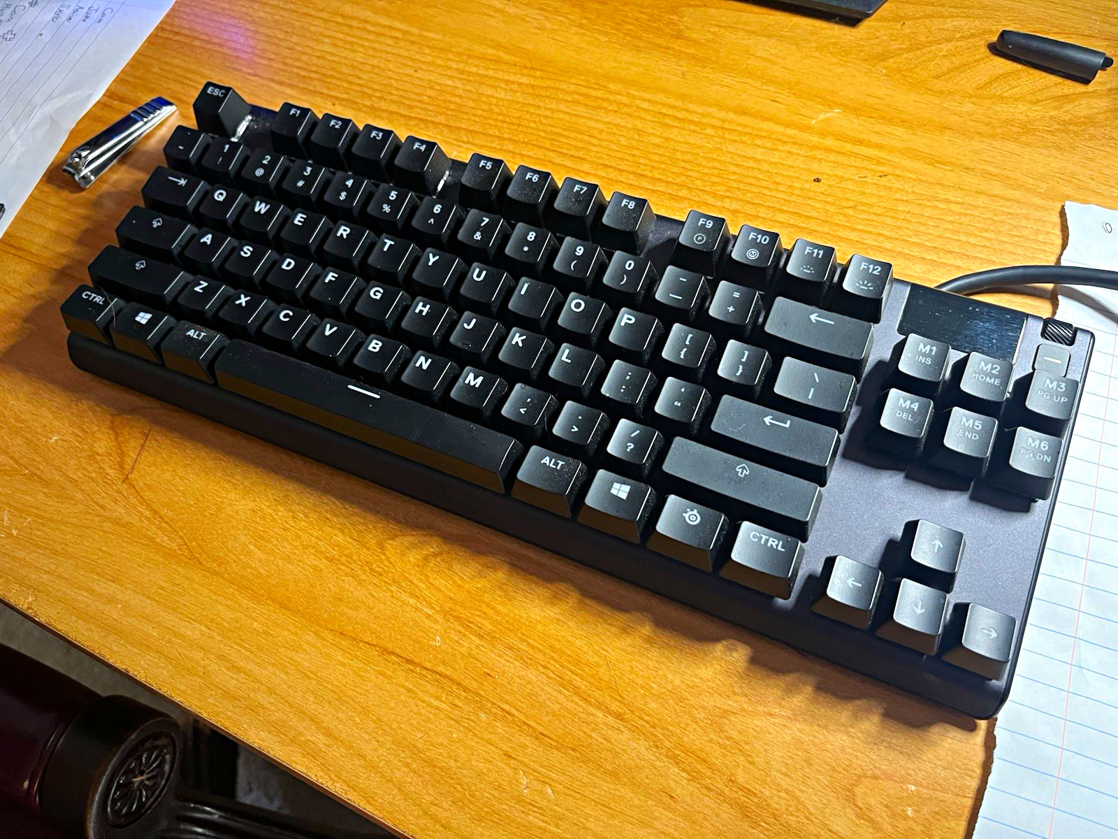 SteelSeries Apex 7 TKL Mechanical Wired Keyboard lightly used