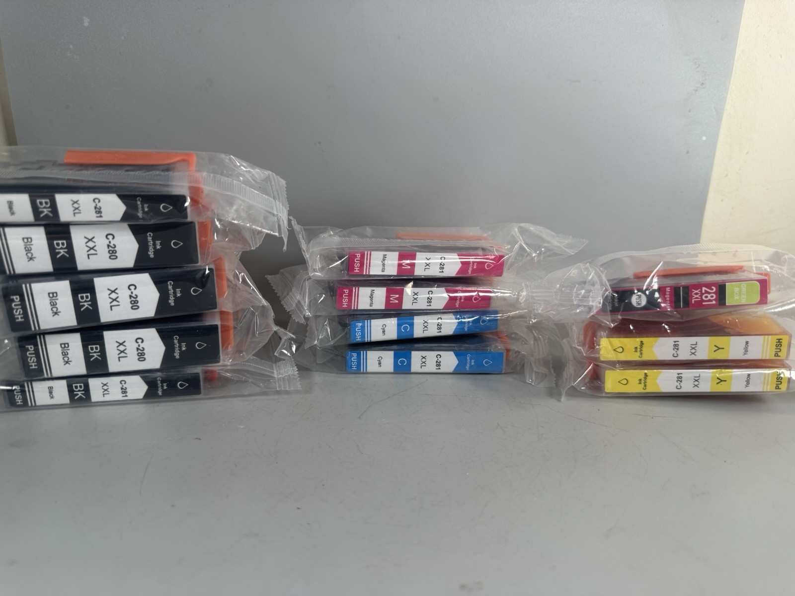 12x Relcolor Canon PGI-280XXL CLI-281XXL Compatible Ink Cartridges New Lot